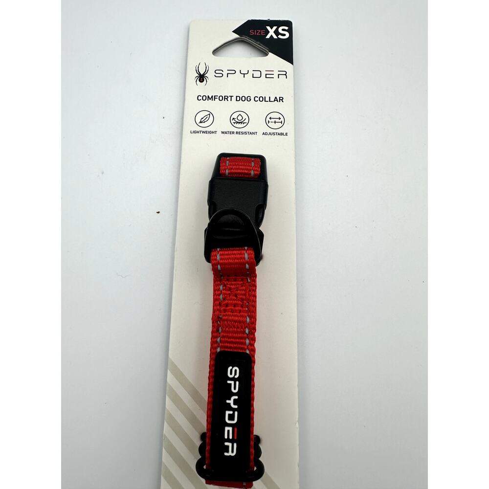 Spider Comfort dog collar lightweight water resistant size: XS.